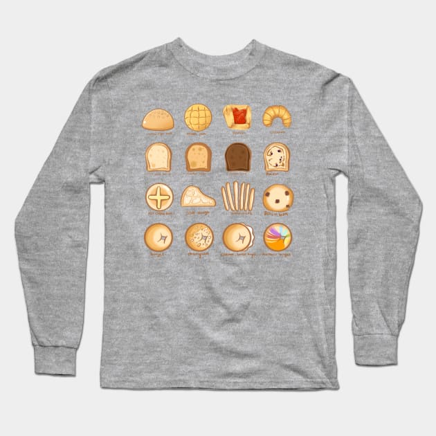 Bread encyclopedia Long Sleeve T-Shirt by Applemint